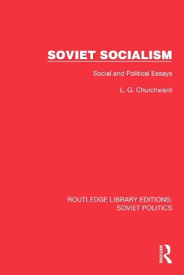 Soviet Socialism - L.G. Churchward