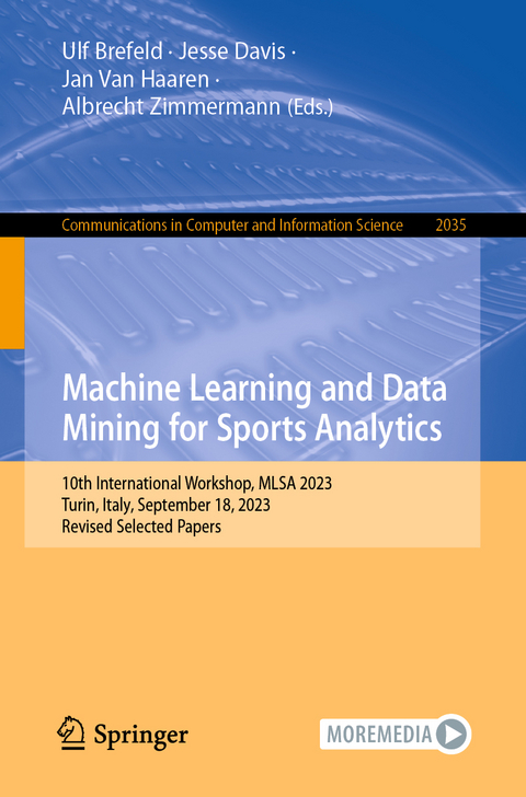 Machine Learning and Data Mining for Sports Analytics - 