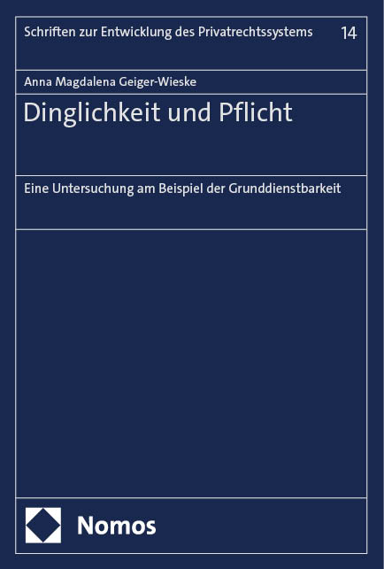 Dinglichkeit und Pflicht - Anna Magdalena Geiger-Wieske