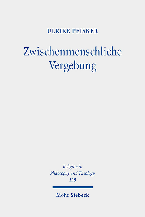 Zwischenmenschliche Vergebung - Ulrike Peisker