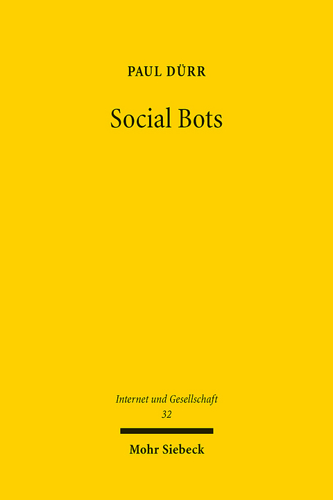Social Bots - Paul Dürr