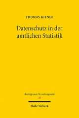 Datenschutz in der amtlichen Statistik - Thomas Kienle