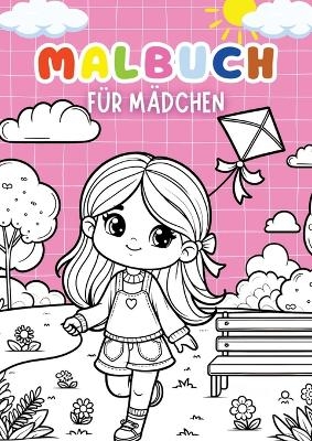 Malbuch mädchen -  Kindery Verlag