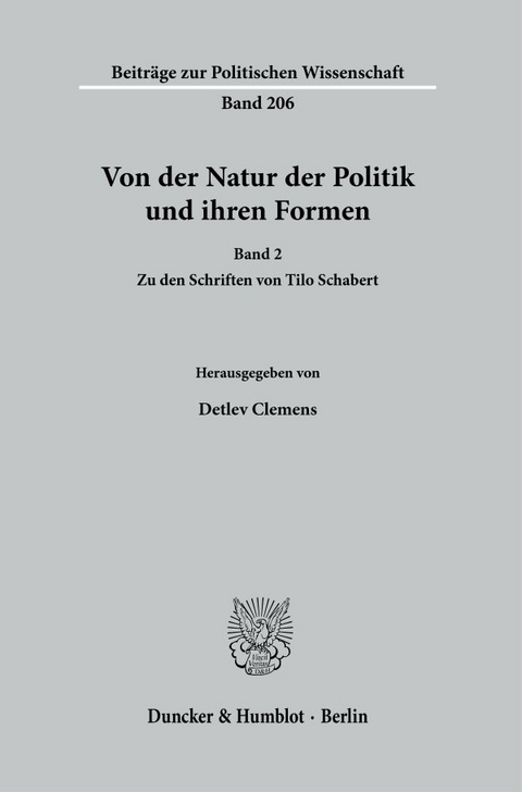 Von der Natur der Politik und ihren Formen. - 