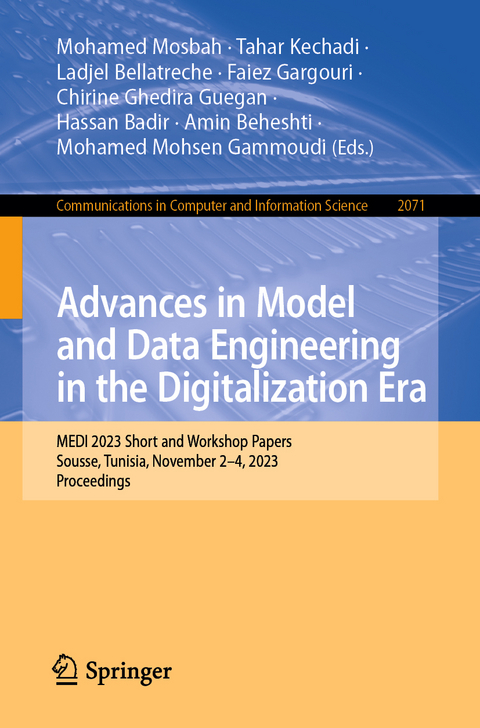 Advances in Model and Data Engineering in the Digitalization Era - 