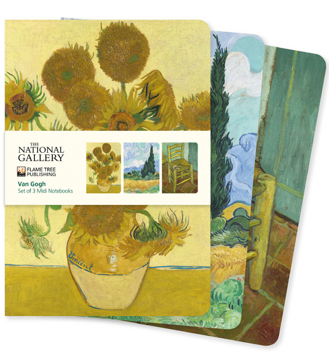 National Gallery: Van Gogh Set of 3 Midi Notebooks - 