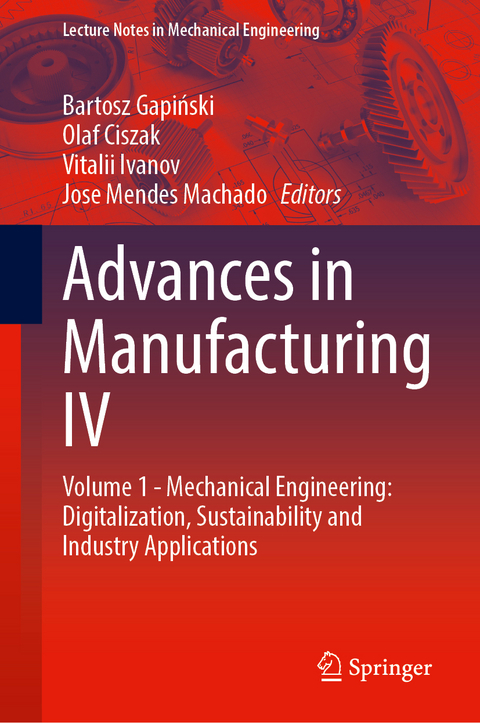 Advances in Manufacturing IV - 