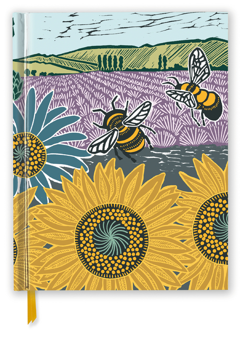 Kate Heiss: Sunflower Fields (Blank Sketch Book) - 