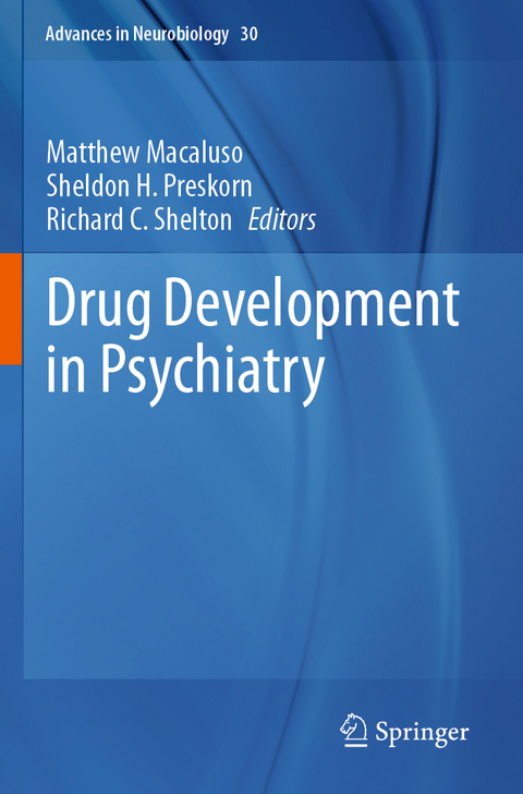 Drug Development in Psychiatry - 
