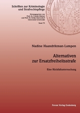 Alternativen zur Ersatzfreiheitsstrafe - Nadine Haandrikman-Lampen