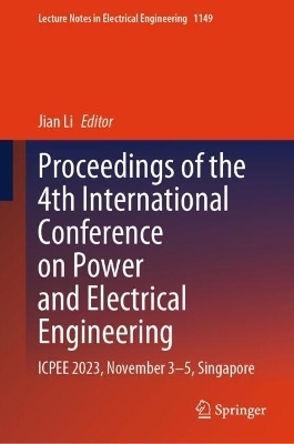 Proceedings of the 4th International Conference on Power and Electrical Engineering - 