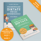 Grundschule - Vorteils-Set: 99 kurzweilige Diktate - Band 1 & Band 2 (Deutsch, 3. & 4. Klasse) - Anja Mahl, Heike Oechler