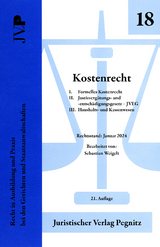 Kostenrecht - I. Formelles Kostenrecht II. JVEG III. Haushalts- und Kassenwesen - Sebastian Weigelt