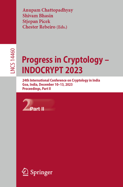 Progress in Cryptology – INDOCRYPT 2023 - 