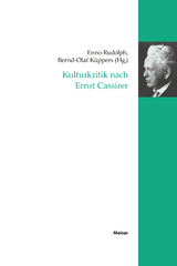 Kulturkritik nach Ernst Cassirer - Rudolph, Enno; Küppers, Bernd-Olaf