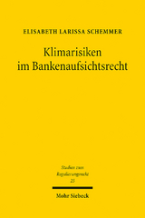 Klimarisiken im Bankenaufsichtsrecht - Elisabeth Larissa Schemmer