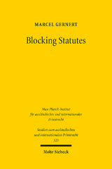 Blocking Statutes - Marcel Gernert