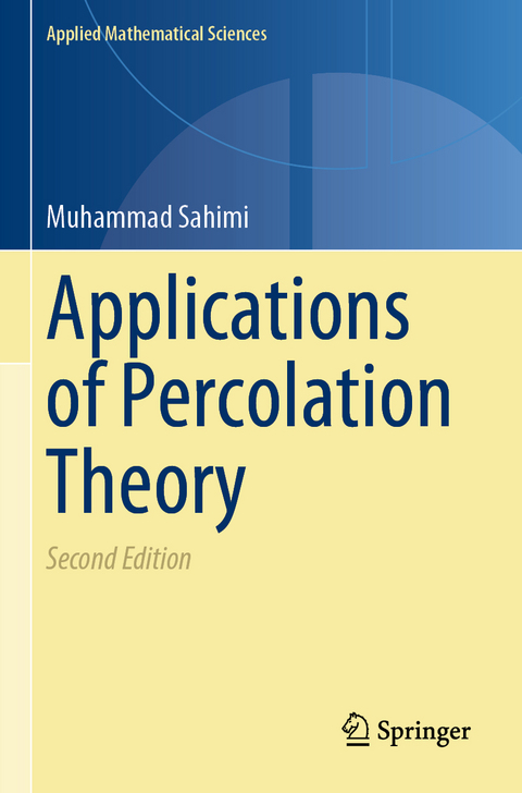 Applications of Percolation Theory - Muhammad Sahimi