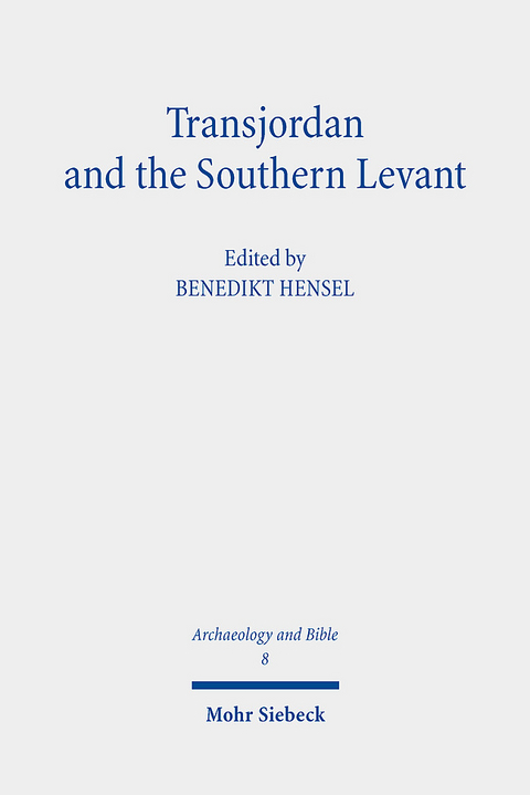 Transjordan and the Southern Levant - 