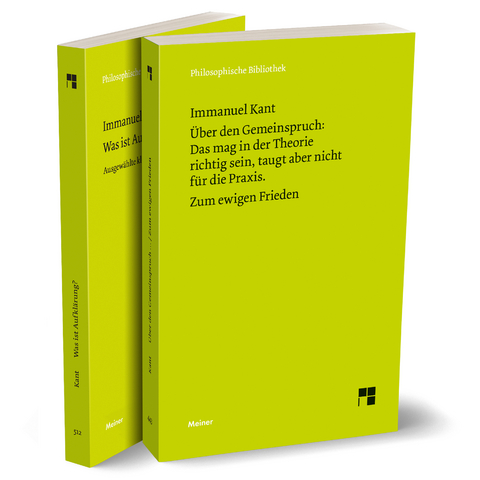 Kleine Schriften (Set) - Immanuel Kant