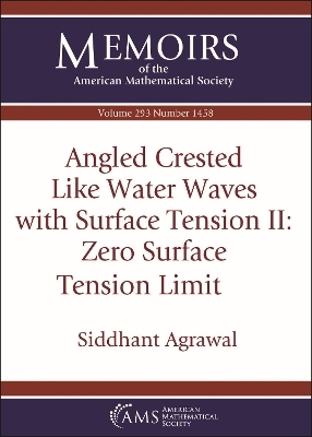 Angled Crested Like Water Waves with Surface Tension II: Zero Surface Tension Limit - Siddhant Agrawal