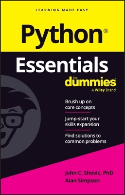 Python Essentials For Dummies -  John C. Shovic, Alan Simpson