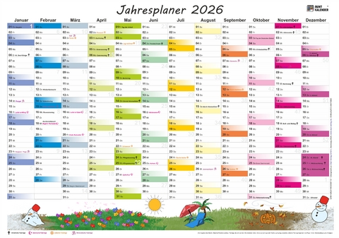 Jahresplaner 2026 - 