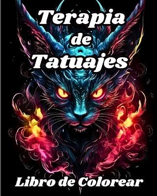 Terapia de Tatuajes Libro de Colorear - Luna B Helle