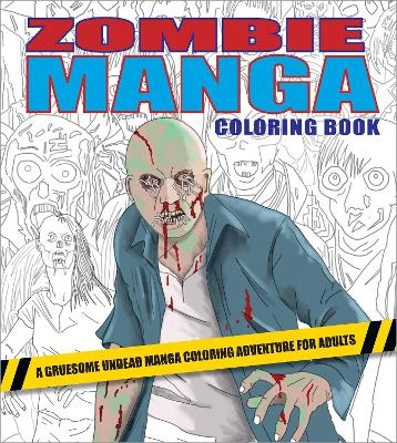 Zombie Manga Coloring Book -  Paperplanitstudios