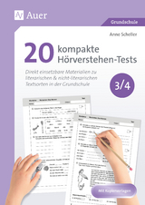 20 kompakte Hörverstehen-Tests für Klasse 3/4 - Anne Scheller