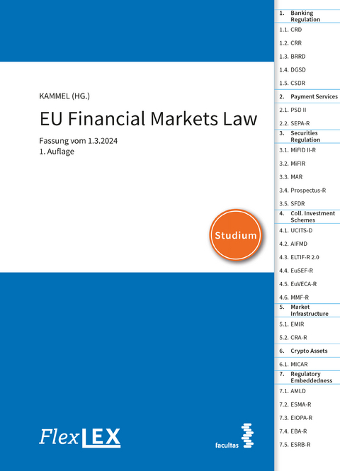 FlexLex EU Financial Markets Law | Studium - Armin Kammel
