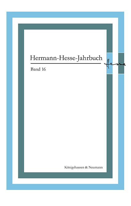 Hermann-Hesse-Jahrbuch - 