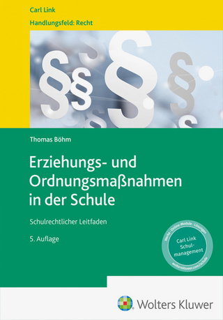 Erziehungs- und Ordnungsmaßnahmen in der Schule - Thomas Böhm