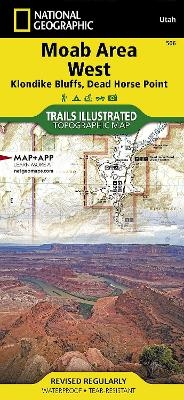 Moab West: Klondike Bluffs, Deadhorse Point - National Geographic Maps