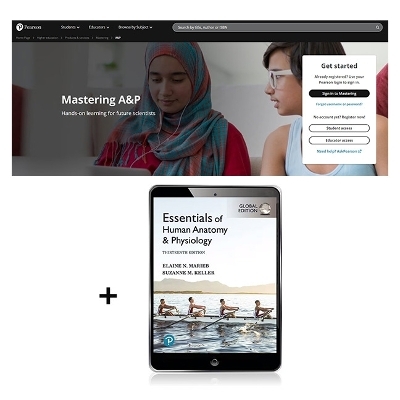 Essentials of Human Anatomy & Physiology, Global Edition -- MasteringA&P with Pearson eText - Elaine Marieb, Suzanne Keller