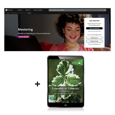Essentials of Genetics, Global Edition -- Modified Mastering Genetics with Pearson eText - William Klug, Michael Cummings, Charlotte Spencer, Michael Palladino, Darrell Killian