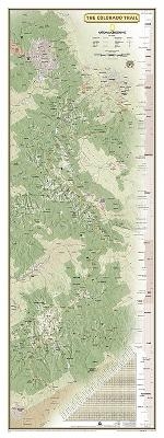 National Geographic Colorado Trail Wall Map In Gift Box -  National Geographic