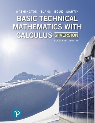 MyLab Math with Pearson eText for Basic Technical Mathematics with Calculus, SI Version - Allyn Washington, Richard Evans, Michelle Boué, Elizabeth Martin