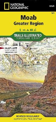 Moab Greater Region - National Geographic Maps