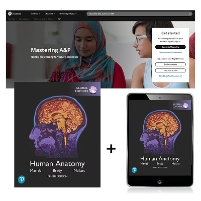Human Anatomy, Global Edition + Mastering A&P with Pearson eText - Elaine Marieb, Patricia Wilhelm, Jon Mallatt