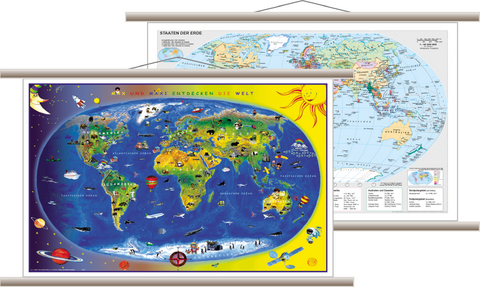 Kinderweltkarte & Staaten der Erde - Heinrich Stiefel