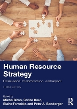 Human Resource Strategy - Biron, Michal; Boon, Corine; Farndale, Elaine; Bamberger, Peter A.