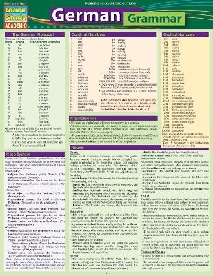 German Grammar - Inc. BarCharts