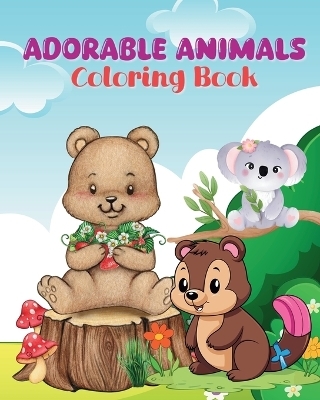 Adorable Animals Coloring Book - Sara McMihaela