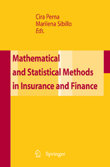 Mathematical and Statistical Methods for Insurance and Finance - 