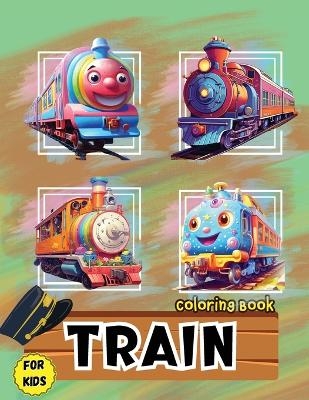Train Coloring Book for Kids -  Tobba