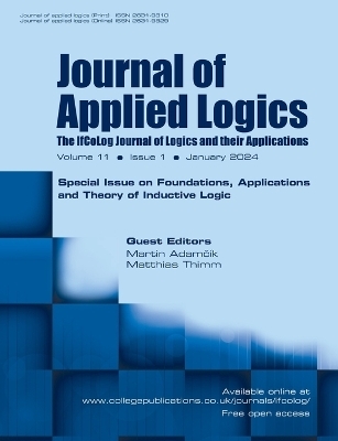 Journal of Applied Logics, Volume 11, Number 1, January 2024. Special Issue