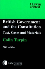 British Government and the Constitution - Turpin, Colin