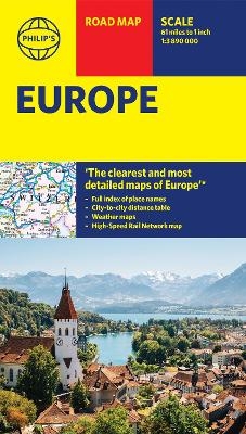 Philip's Europe Road Map -  Philip's Maps