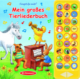27-Button-Soundbuch - Mein großes Tierliederbuch - 27 bekannte Kinderlieder zum Mitsingen - 